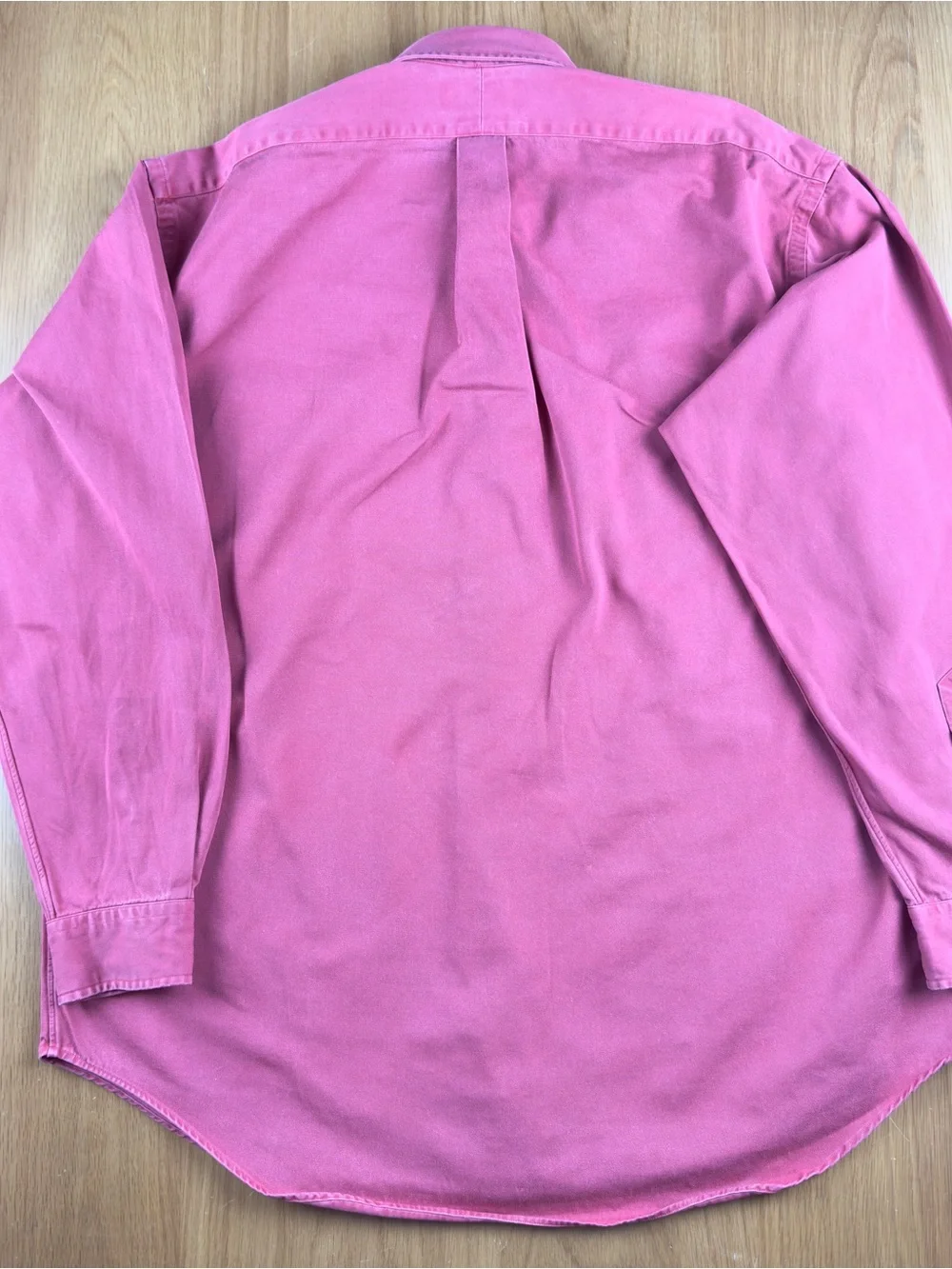 Ralph Lauren Blake 100% Cotton Long Sleeve Button Down - Pink/Rosewood - Men's L